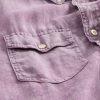 Camicia classica in lino 100%