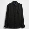Camicia classica in lino 100%