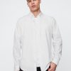 Camicia classica in popeline di cotone biologico