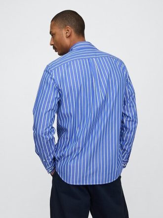 Camicia classica in popeline di cotone biologico
