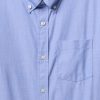 Camicia classica in popeline di cotone biologico