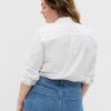 Camicia classica in popeline di cotone biologico