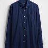 Camicia classica in popeline di cotone biologico