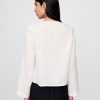 Camicia con nodo frontale in lino 100% Camicia con nodo frontale in lino 100%