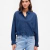 Camicia con orlo a bolle Camicia con orlo a bolle