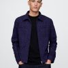 Camicia con tasca e cerniera intera in popeline con occhielli