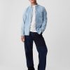 Camicia con tasca in denim Camicia con tasca in denim