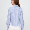 Camicia corta aderente in cotone biologico Camicia corta aderente in cotone biologico
