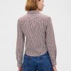 Camicia corta aderente in cotone biologico Camicia corta aderente in cotone biologico