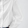 Camicia corta con maniche a botte in popeline di cotone biologico Camicia corta con maniche a botte in popeline di cotone biologico