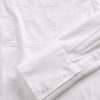 Camicia corta in cotone biologico Oxford con orlo dritto Camicia corta in cotone biologico Oxford con orlo dritto