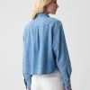 Camicia corta in denim Camicia corta in denim