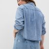 Camicia corta in denim Camicia corta in denim