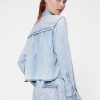 Camicia corta in denim drappeggiato GapStudio Camicia corta in denim drappeggiato GapStudio