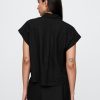Camicia corta in misto lino