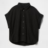 Camicia corta in misto lino
