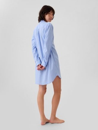 Camicia da notte in popeline