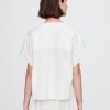Camicia Dolman in garza di cotone