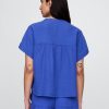 Camicia Dolman in garza di cotone