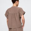 Camicia Dolman in garza di cotone