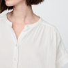 Camicia Dolman in garza di cotone