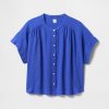 Camicia Dolman in garza di cotone