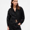 Camicia floreale in voile trasparente Camicia floreale in voile trasparente
