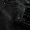 Camicia floreale in voile trasparente Camicia floreale in voile trasparente