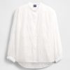 Camicia floreale in voile trasparente Camicia floreale in voile trasparente