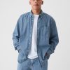 Camicia grande in denim Camicia grande in denim