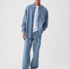 Camicia grande in denim Camicia grande in denim