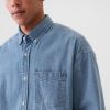 Camicia grande in denim Camicia grande in denim