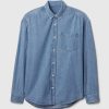 Camicia grande in denim Camicia grande in denim