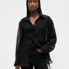 Camicia grande in organza trasparente Camicia grande in organza trasparente