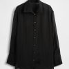 Camicia grande in organza trasparente Camicia grande in organza trasparente