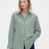 Camicia grande in popeline di cotone biologico Camicia grande in popeline di cotone biologico