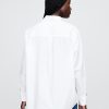 Camicia grande in popeline di cotone biologico Camicia grande in popeline di cotone biologico