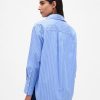 Camicia grande in popeline di cotone biologico Camicia grande in popeline di cotone biologico