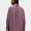 Camicia grande in popeline di cotone biologico Camicia grande in popeline di cotone biologico