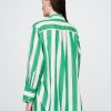 Camicia grande in popeline di cotone biologico Camicia grande in popeline di cotone biologico