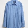 Camicia grande in popeline di cotone biologico Camicia grande in popeline di cotone biologico