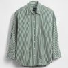 Camicia grande in popeline di cotone biologico Camicia grande in popeline di cotone biologico