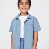 Camicia in chambray per neonati e bambini piccoli