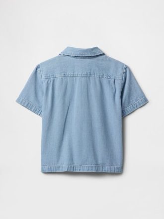 Camicia in chambray per neonati e bambini piccoli
