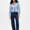 Camicia in denim con maniche a palloncino Camicia in denim con maniche a palloncino