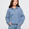 Camicia in denim oversize per bambini