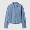 Camicia in denim oversize per bambini
