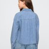 Camicia in denim oversize per bambini