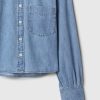 Camicia in denim oversize per bambini