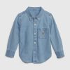 Camicia in denim per neonati e bambini piccoli Camicia in denim per neonati e bambini piccoli